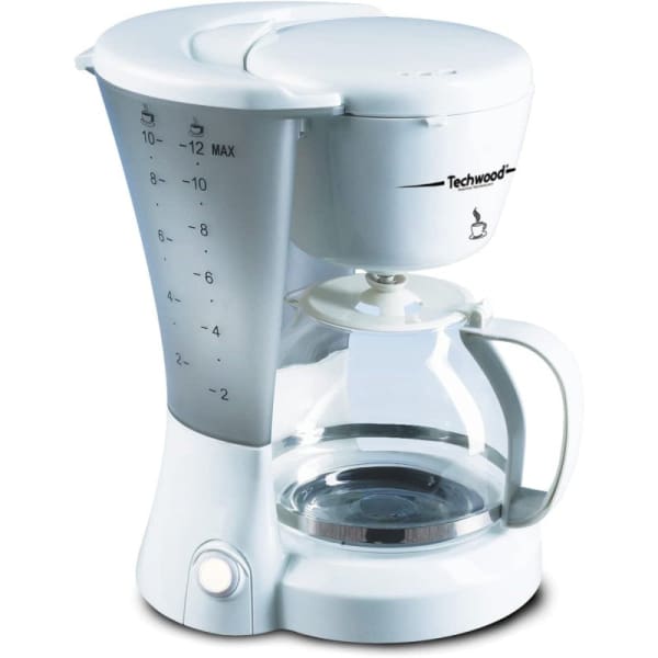 Cafetière Électrique TECHWOOD 800W 10-12 Tasses blanc (TCA-9121) Cafetière Électrique TECHWOOD 800W 10-12 Tasses blanc (TCA-9121)